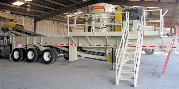 Unused Metso-nordberg Hp400sx Portable Cone Crusher On Hd Chassis)